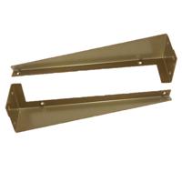 Verborgen Beugels voor Onderblad Mat Goud (2 stuks) - thumbnail