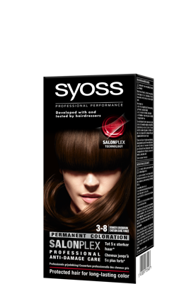 Syoss Color baseline 3-8 donker goudbruin haarverf 1 Set