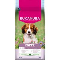 Eukanuba Puppyvoer met lam & rijst voor kleine en middelgrote rassen – premium droogvoer voor junior honden, 12 kg - thumbnail