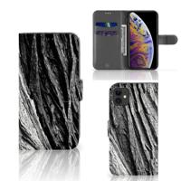 Book Style Case Apple iPhone 11 Boomschors Grijs - thumbnail