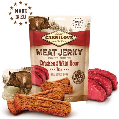 CARNILOVE MEAT JERKY Chicken with Wild Boar - hondensnack - 100 g