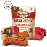 CARNILOVE MEAT JERKY Chicken with Wild Boar - hondensnack - 100 g - thumbnail