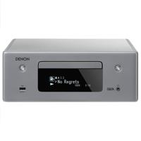 Denon RCDN10 Stereo Receiver met CD Speler & Radio, HiFi Receiver met Bluetooth, WiFi, Airplay 2, Muziek Streamen, HEOS Multiroom, 2x Optische Ingang - Grijs - thumbnail