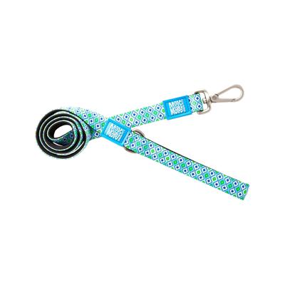 Short leash hondenriem, retro blue/xs van der Basch - Hortus