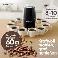 Clatronic KSW 3806 264005 Koffiemolen Zwart Slagmessen - thumbnail