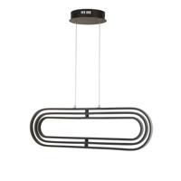 Searchlight Strakke zwarte hanglampClip - 61775BK - thumbnail
