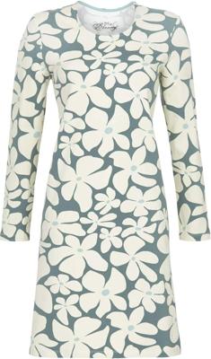 Blauw nachthemd bloemen Ringella