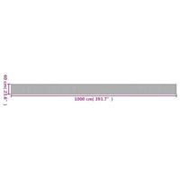 VidaXL Vloerkleed rechthoekig 60x1000 cm bamboe zwart - thumbnail