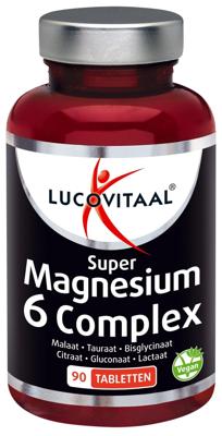 Lucovitaal Magnesium super 6 complex 90 Tabletten Lucovitaal Magnesium super 6 complex 90 Tabletten