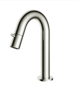 Hotbath Cobber Fonteinkraan Glanzend Nikkel U001 - thumbnail