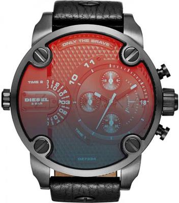 Horlogeband Diesel DZ7334 Leder Zwart 24mm