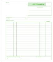 Exacompta leveringen, ft 21 x 18 cm, dupli (50 x 2 vel), Nederlandstalig - thumbnail