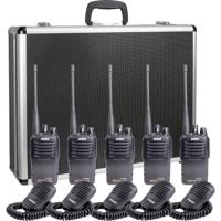 Alinco Team-Set DJ-PAX-4 + KEP-360-K 150098 PMR-portofoon Set van 5 stuks - thumbnail