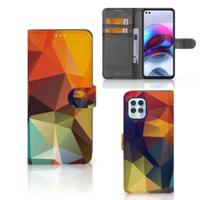 Motorola Moto G100 | Book Case | Polygon Color - thumbnail