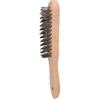Brilliant Tools BT706002 Stalen handdraadborstel 4 rijen, 290 mm - thumbnail