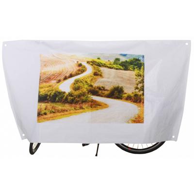 VK international fiets-beschermhoes "color" bike cover intern. color white