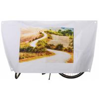 VK international fiets-beschermhoes "color" bike cover intern. color white - thumbnail