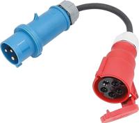 AS Schwabe 61375 Stroom Adapterkabel 32 A Zwart 0.3 m H07RN-F 3G 6 mm² - thumbnail