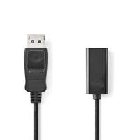 DisplayPort - HDMI-kabel | DisplayPort male - HDMI-uitgang | 0,2 m | Zwart - thumbnail