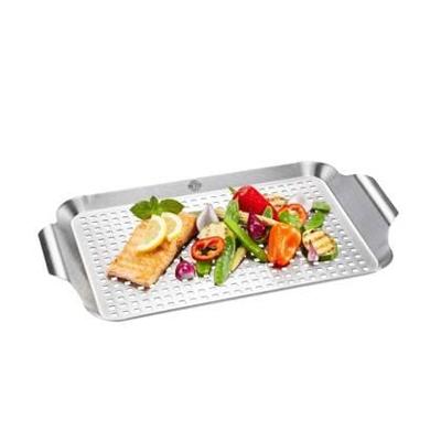 GEFU Grillpfanne BBQ groß Grillpan Zilver