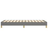 Boxspringframe stof donkergrijs 90x190 cm - thumbnail