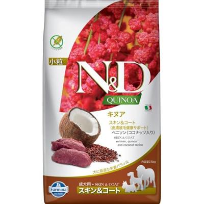 FARMINA N&D Quinoa Dog Skin&Coat Venison, Coconut Adult Mini - droog hondenvoer - 2.5 kg
