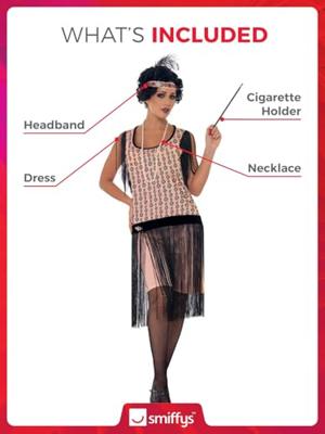 1920&apos;s coco flapper kostuum