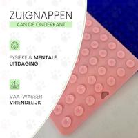 Eat Slow Live Longer Lick Mat Cross Groen - thumbnail