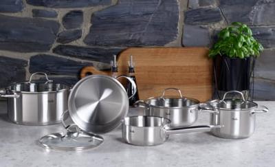 Fissler San Francisco Kookpan + Glazen Deksel 24 cm RVS