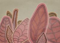 Komar Flair Fotobehang Papunya Leafs - FLX7-024 - thumbnail