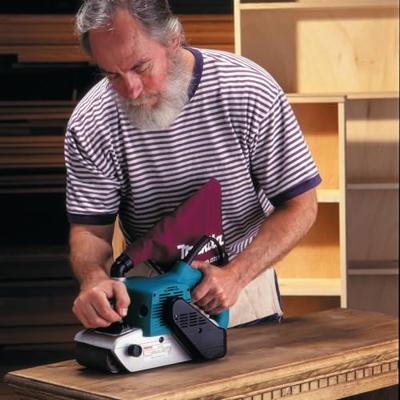 Makita 9403 Bandschuurmachine in doos - thumbnail