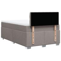 Boxspring met matras stof taupe 180x200 cm - thumbnail