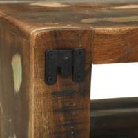 Tv-meubelset met plank 3 pcs Multikleur Massief gerecycled hout - thumbnail