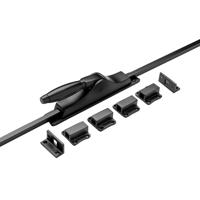 De Oude Deurklink Deur Espagnolet Klassiek met stangenset 2x150cm zwart - thumbnail