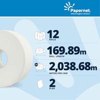 Papernet toiletpapier Special Mini Jumbo, 2-laags, 557 vellen, pak van 12 rollen - thumbnail