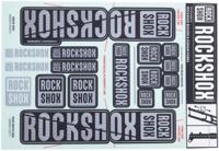 ROCKSHOX decor set decal set grey - thumbnail
