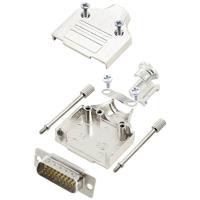 encitech MHDM-15-HDP26-W-K 6355-8059-02 D-sub male connectorset 180 ° Aantal polen: 26 Soldeerkelk 1 stuk(s) - thumbnail