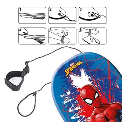 Spiderman Bodyboard 84 cm Blauw/Rood