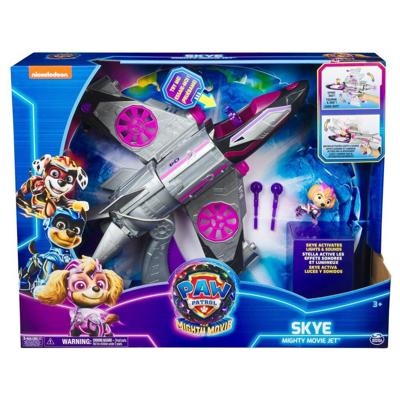 Paw Patrol The Mighty Movie Skyes Transformerende Vliegtuig + Licht en Geluid Paw Patrol The Mighty Movie Skyes Transformerende Vliegtuig + Licht en Geluid