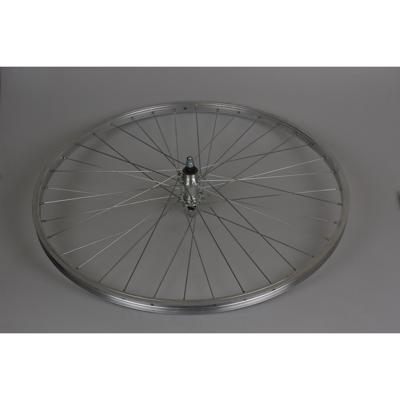 Achterwiel 28" velg Beretta vaste as alu eco freewh. zilv.