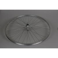 Achterwiel 28" velg Beretta vaste as alu eco freewh. zilv. - thumbnail