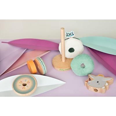 LILLIPUTIENS stapelpiramide groen LILLIPUTIENS stapelpiramide groen