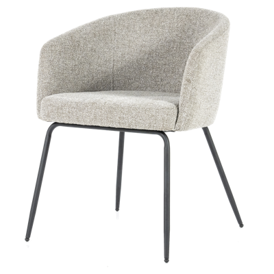 Eleonora Eetkamerstoel 'Astrid' kleur Lichtgrijs Baquer