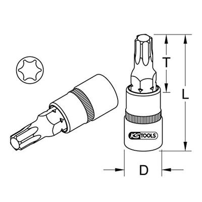 KS Tools 9111478 911.1478 Verwisselbare kop