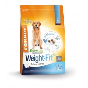 Fokker Weight-Fit Light & Sterilised hondenvoer 13 kg Fokker Weight-Fit Light & Sterilised hondenvoer 13 kg