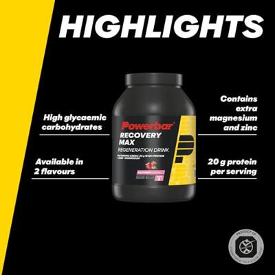 POWERBAR recovery max (1 x 1144gr) - raspberry - thumbnail