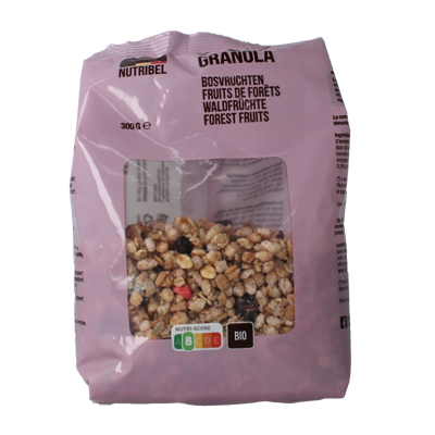 Nutribel Granola bosvruchten bio 300 Gram