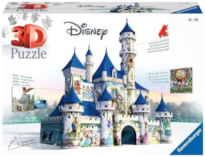Ravensburger 3d puzzel disney kasteel, 216st. Ravensburger 3d puzzel disney kasteel, 216st.