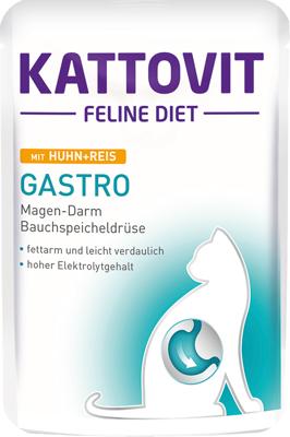 KATTOVIT Feline Diet Gastro Chicken with rice - nat kattenvoer - 85g