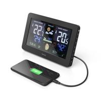 Hama Weerstation Premium Met Led-kleurendisplay En USB-oplaadfunctie - thumbnail